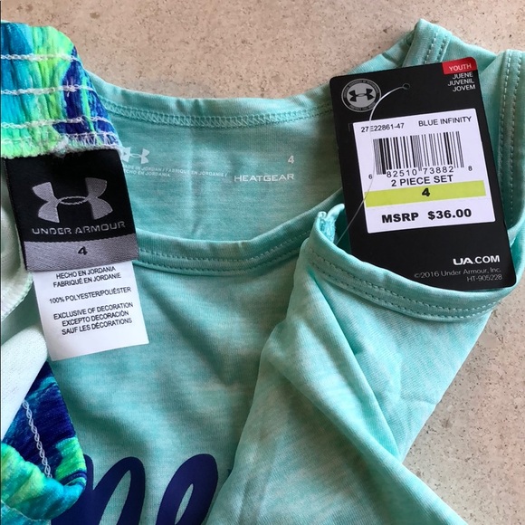  Under Armour Girl 2-pc Set (size 4 only) - Picture 4 of 8